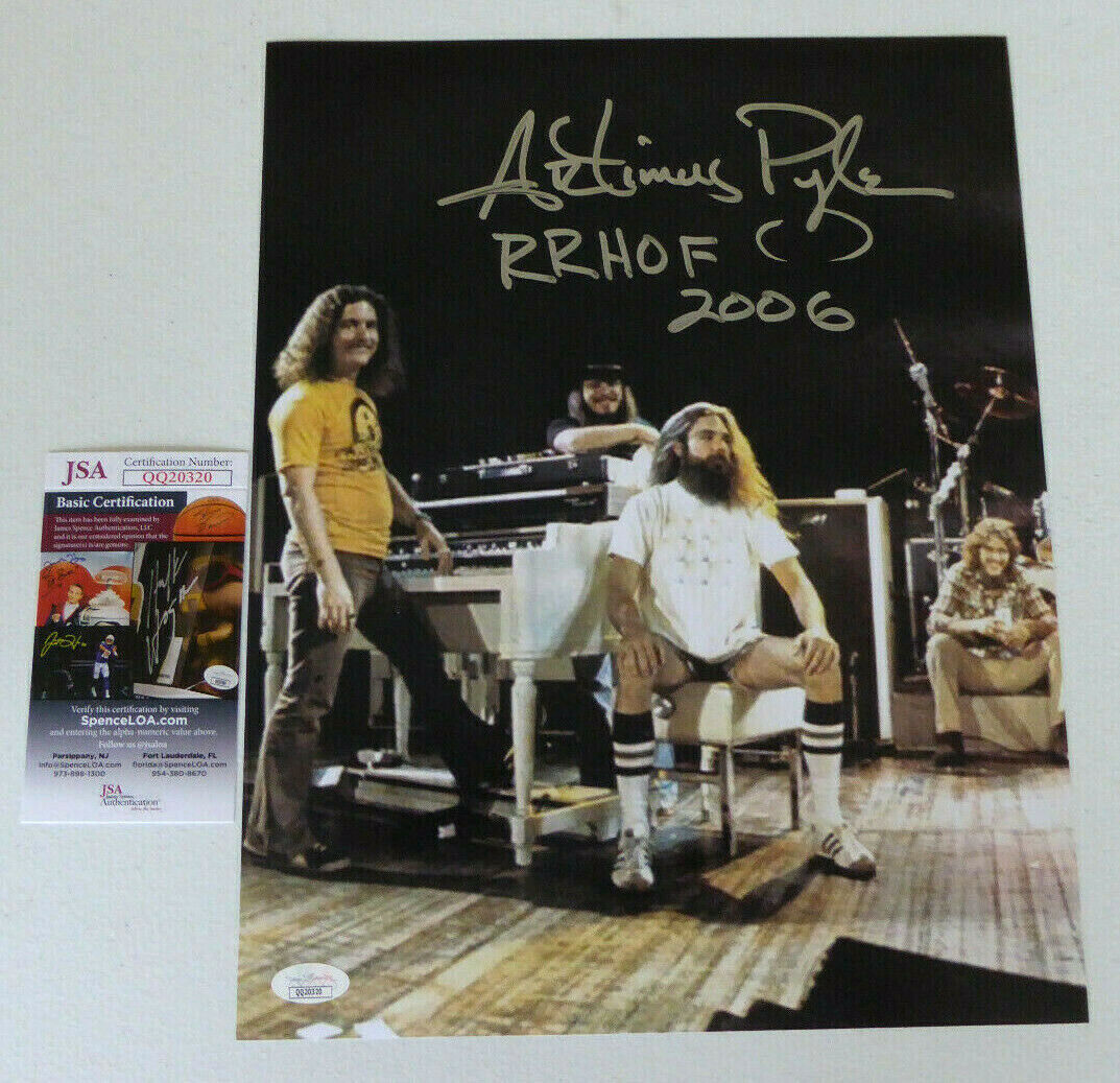 Artimus Pyle Signed 11x14 Photo Poster painting Autograph Lynyrd Skynyrd, Drums, RR HOF, JSA COA