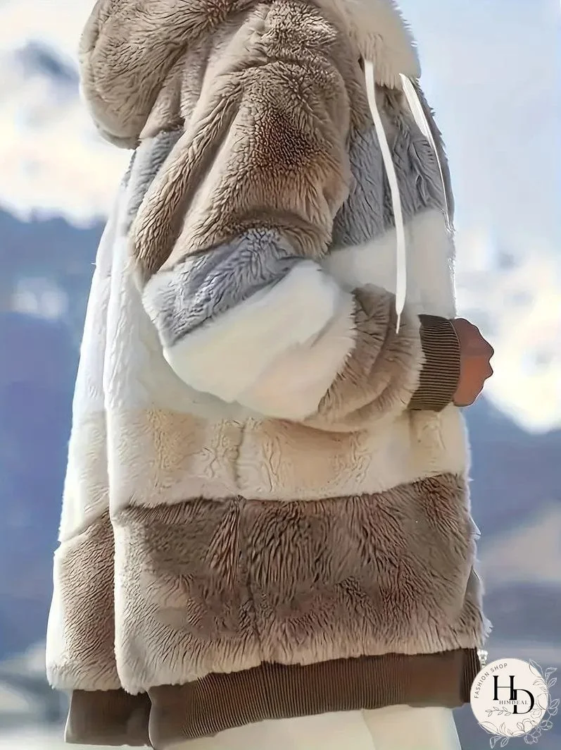 Trendy Tie-Dye Hooded Jacket