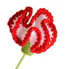 (Finished Product)Crochet Carnation Artificial Carnation Exquisite Aesthetic for Gift Home Office Decor