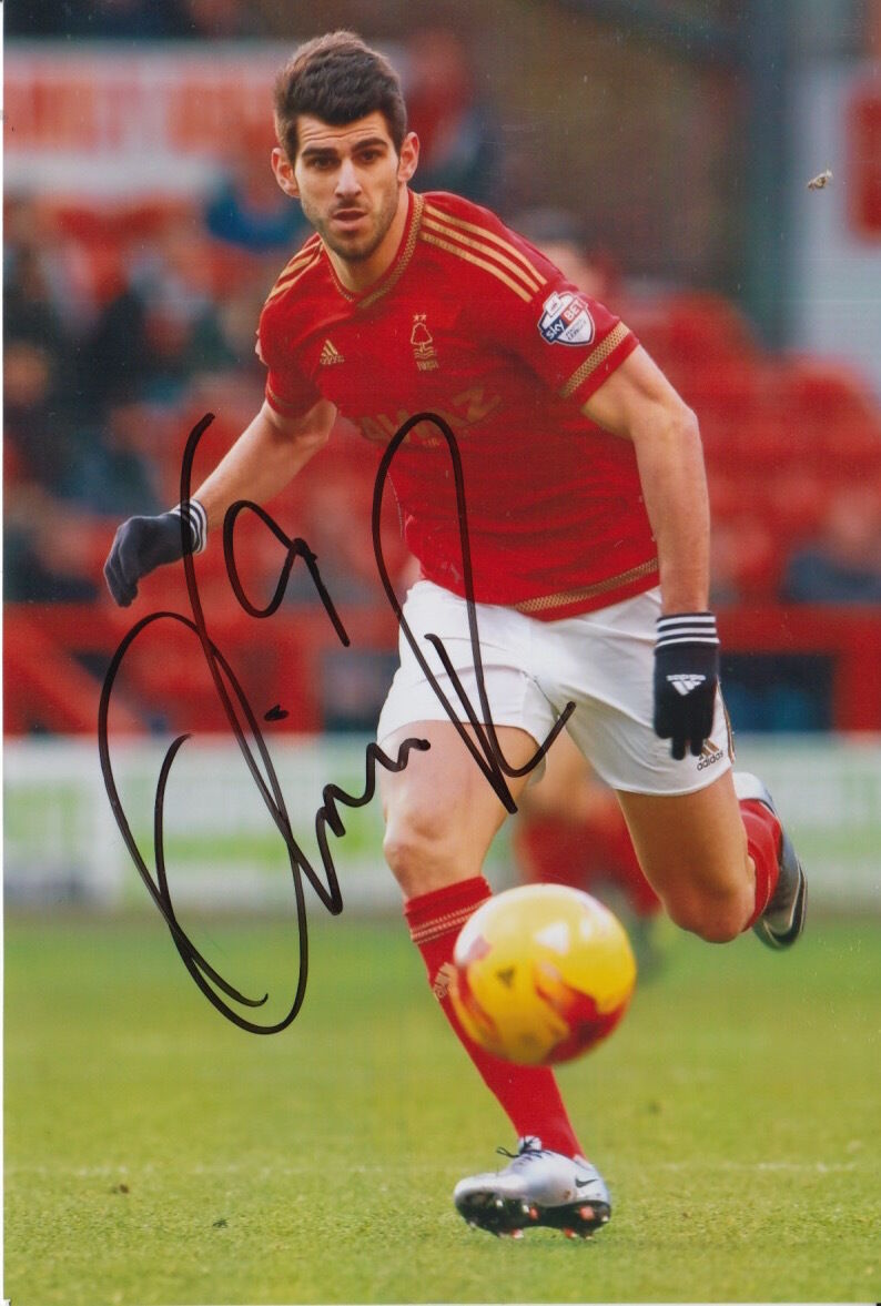 NOTTINGHAM FOREST HAND SIGNED NELSON OLIVEIRA 6X4 Photo Poster painting.