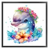 Dolphin - 18CT Stamped Cross Stitch 20*20cm