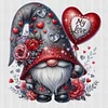 Valentine'S Day Goblin - 11CT Stamped Cross Stitch 40*40cm