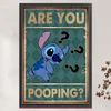 Are You Pooping?-11CT Stamped Cross Stitch 40*60cm  tapestrymarket