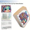 Diamond Painting Acrylic Tortoise Christmas Napkin Holder Set