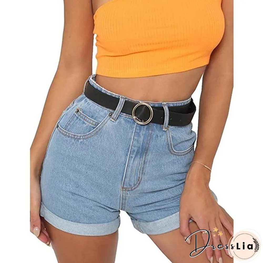 Women Denim Shorts Summer Fashion Slim Skinny Short Pants Beach Stretch Shorts Jeans