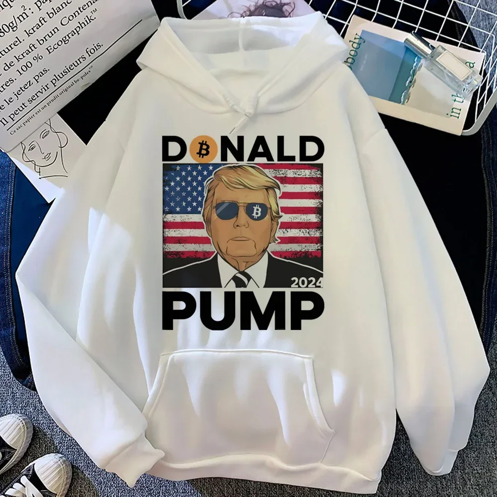 Toneke Wimawait Donald Trump Printed Hoodie – Unisex Loose Hooded Sweatshirt  