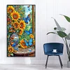 Diamond Painting -DIY Full Round Drill Sunflower Butterfly(70*40 CM)