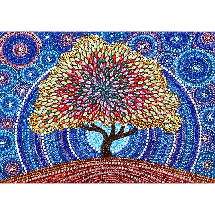 Big Tree Series Special Shaped Diamond Crystal Diamond Painting yk069