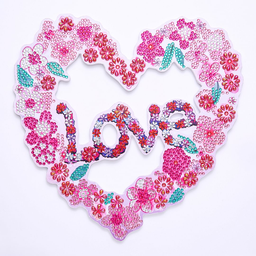 Diamond Paint Crystal Art Wreath - Love