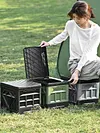 Folding Collapsible Toilet for Adults & Kids Emergency Toilet with Lid & Reusable for Camping Travel Outdoor Car RV & Emergency Use