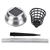 2PCS Solar Powered Lighting Mosquito Repellent Lamp with Ground Stake Waterproof Mosquito Killer for Backyard Patio Garden Lawn Pathway Camping