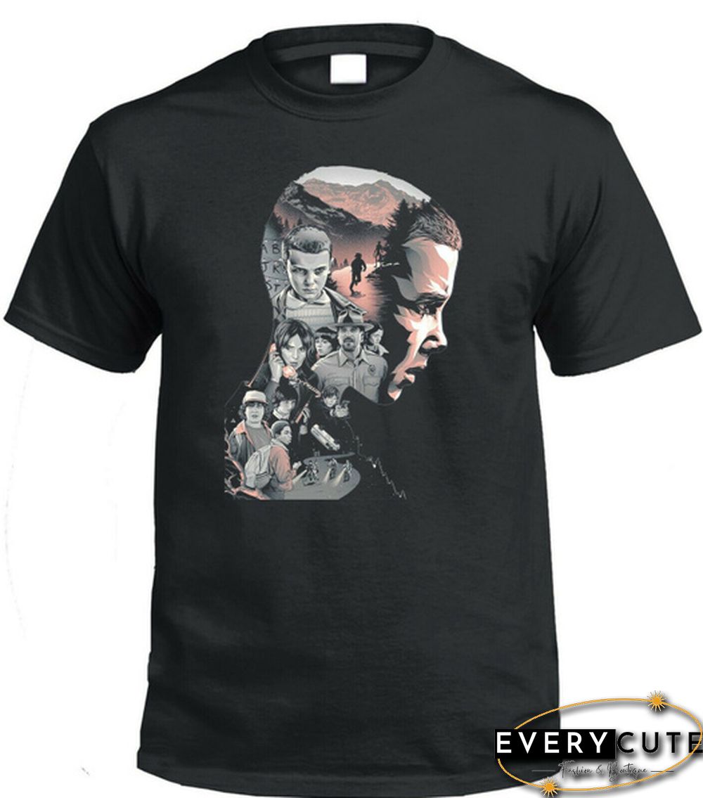 Stranger T Shirt Netlfix Hawkins Retro Unisex Things Tv Show Upside Down