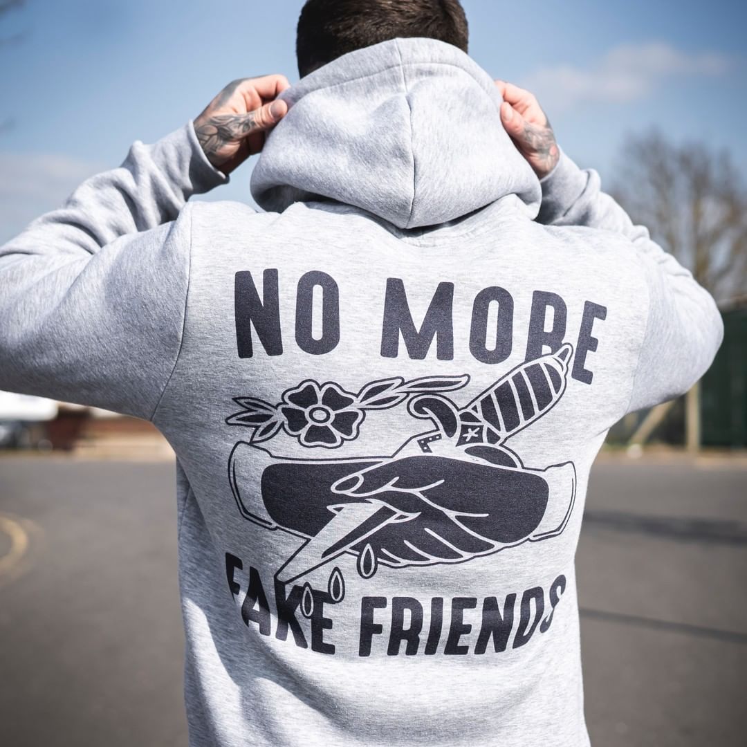 No more fake friends hoodie Clearance