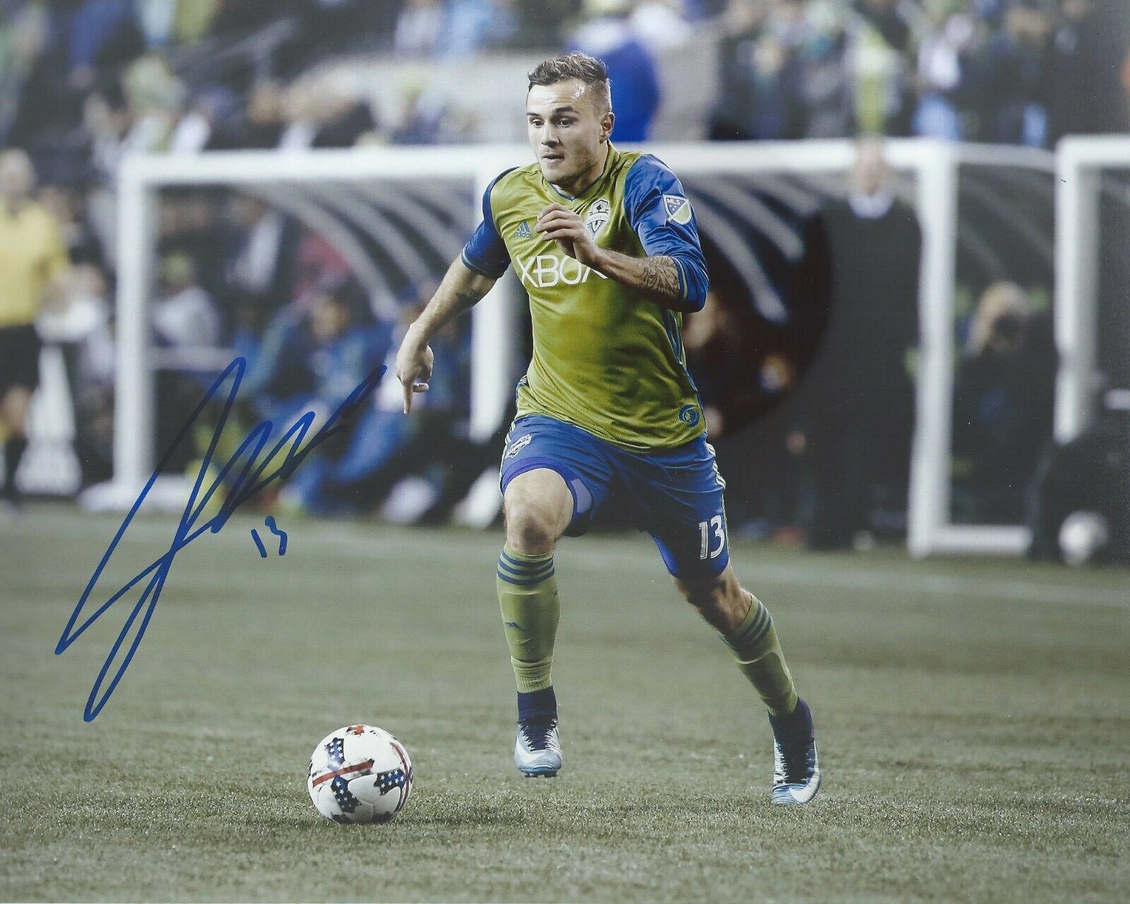 Jordan Morris Signed 8×10 Photo Poster painting Seattle Sounders FC Autographed COA E