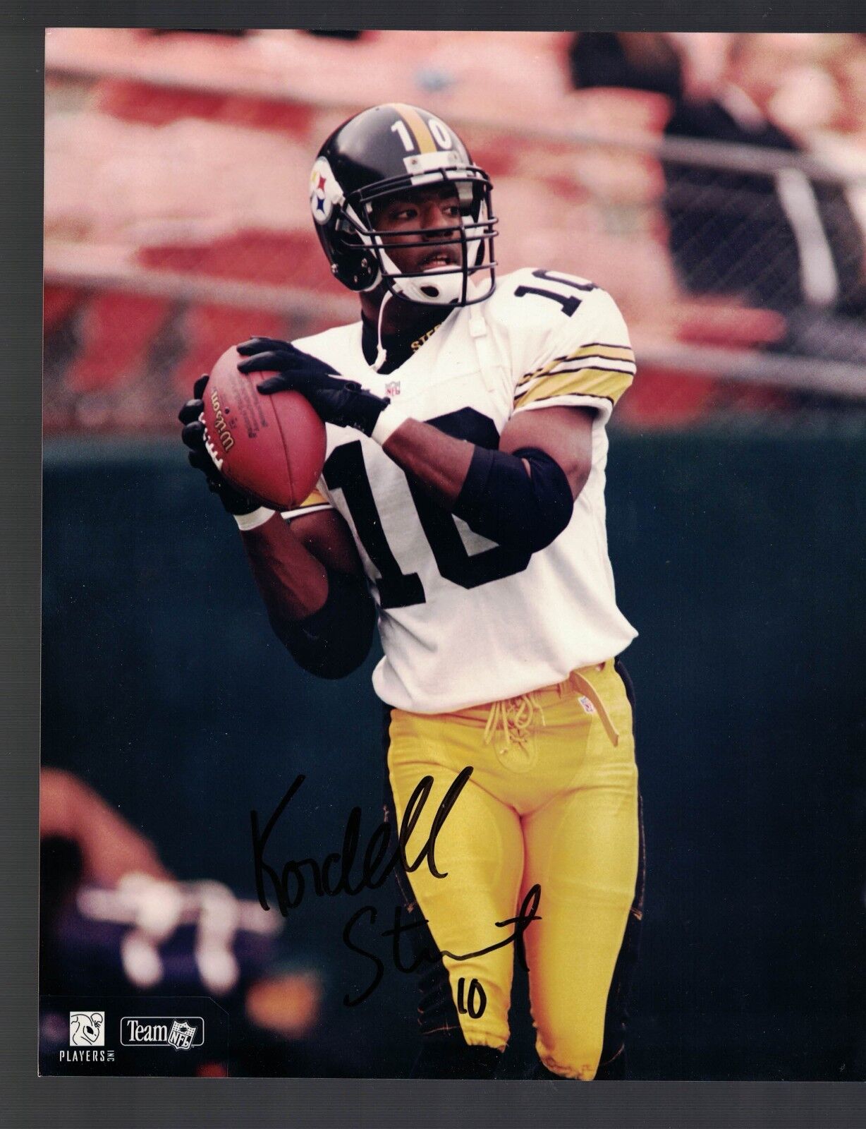 Kordell Stewart Pittsburgh Steelers Signed Autographed Photo Poster painting With Our COA