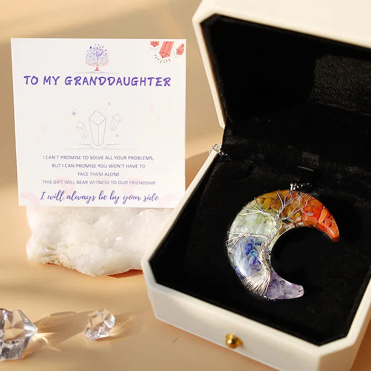 GRANDDAUGHTER - Stronger Than The Storm - Chakra Moon Necklace