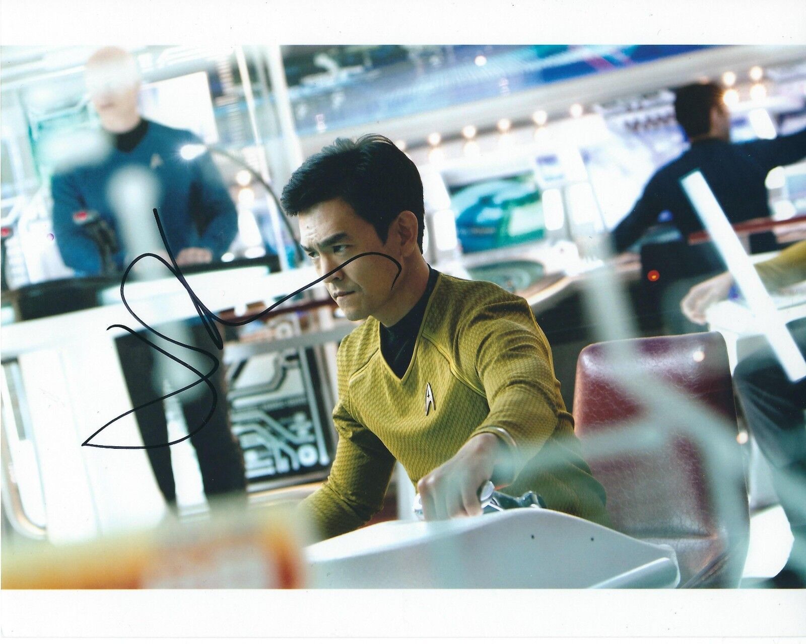 JOHN CHO STAR TREK AUTOGRAPHED Photo Poster painting SIGNED 8X10 #1 SULU