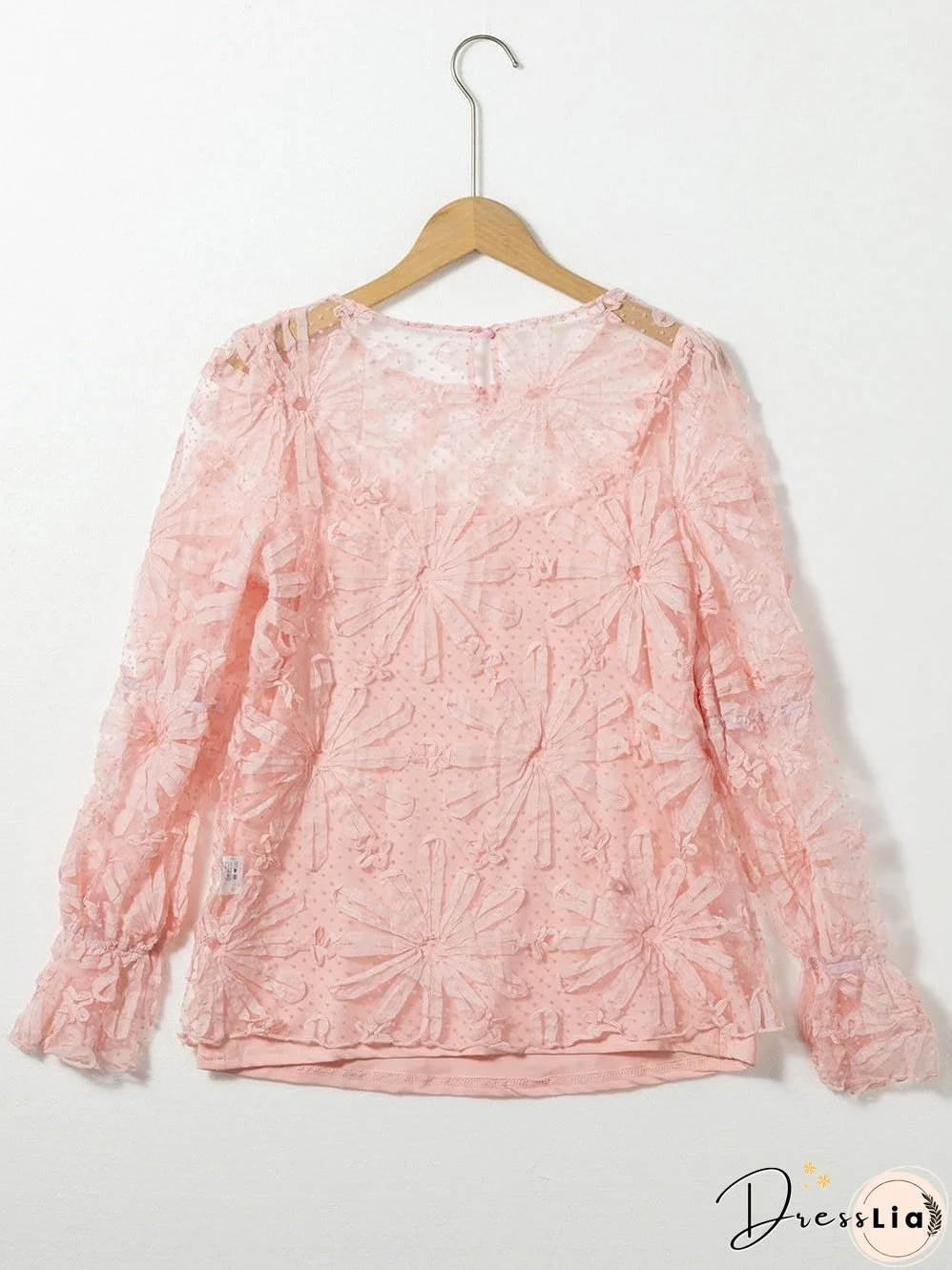 High-Quality Pink Mesh Top