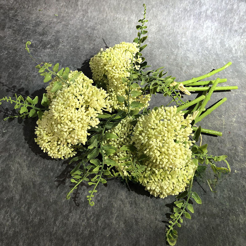 Tegooe Simulation Oat Fruit Cluster Artificial Floral Greenery Bouquet for Home Decor