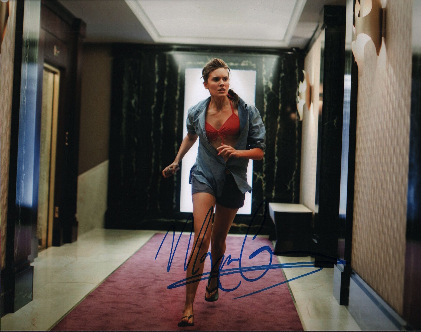 Maggie Grace (Taken) signed 11x14 Photo Poster painting