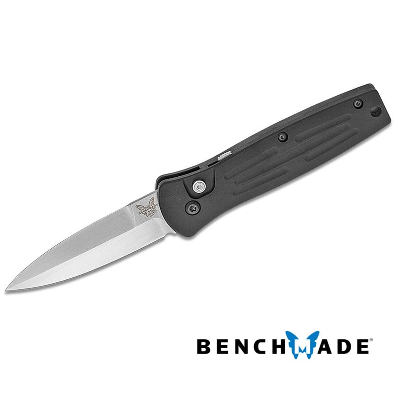 Benchmade 3551 Pardue Stimulus AUTO Folding Knife 2.99  154CM Satin Plain Blade, Aluminum Handles - 355-1