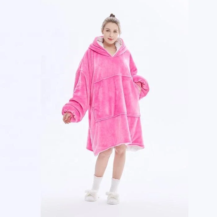 the cozy the oversized sherpa blanket sweatshirt