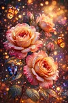 Luxury AB Velvet Diamond Painting Kit - Flower
