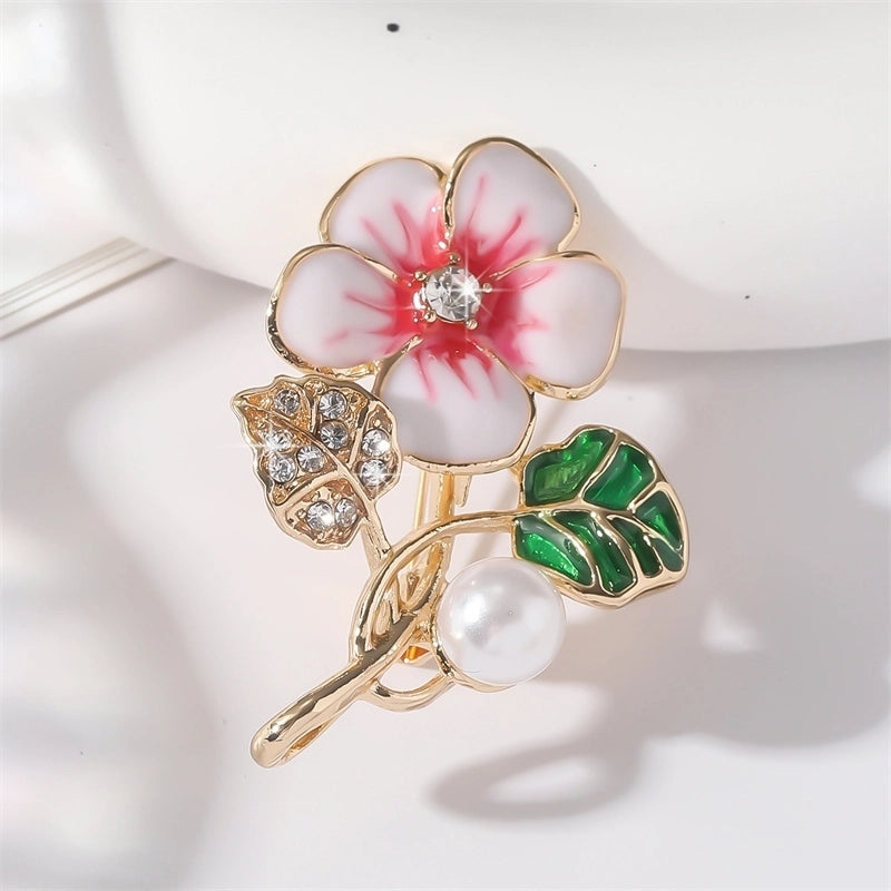 Elegant Princess Glam Flower Alloy Women’s Brooches