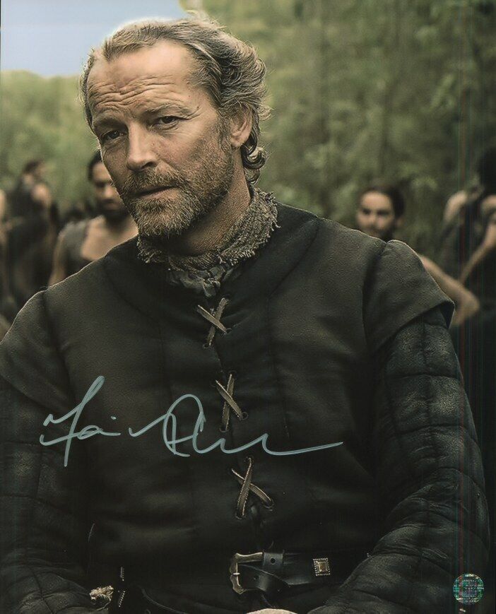 IAIN GLEN Autographed Original 8x10 Photo Poster painting LOA TTM