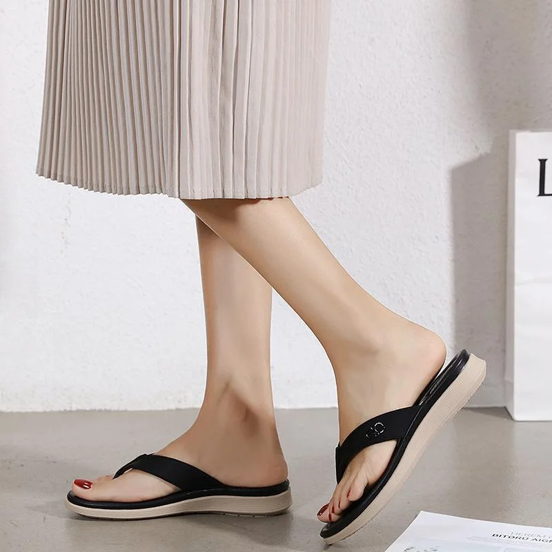 Women's Casual Metal Flip Flops