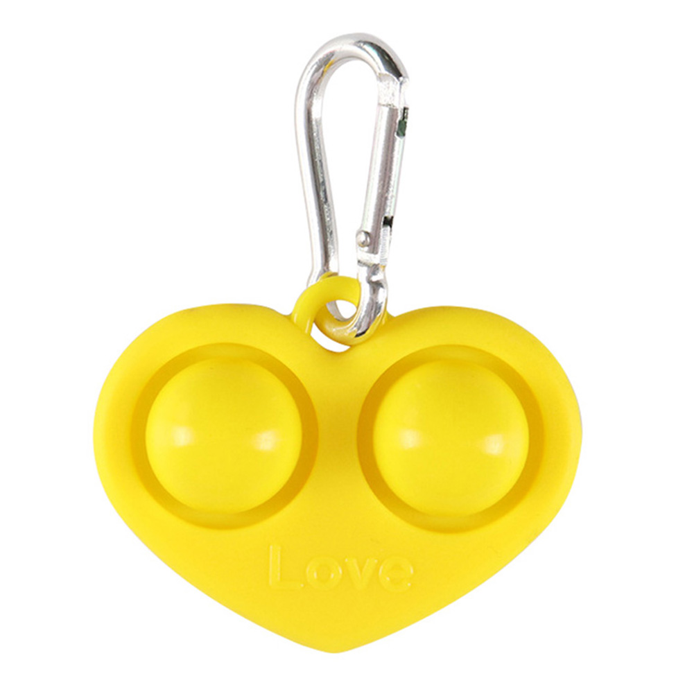 

Heart Shaped Yellow - Pop It Fidget Toy, 501 Original