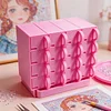 16 Grid Diamond Painting Storage Containers with Trays Drills Storage & Line-Up Tool Large Capacity Beads & Drills Storage & Line-Up Tool for DIY Craf