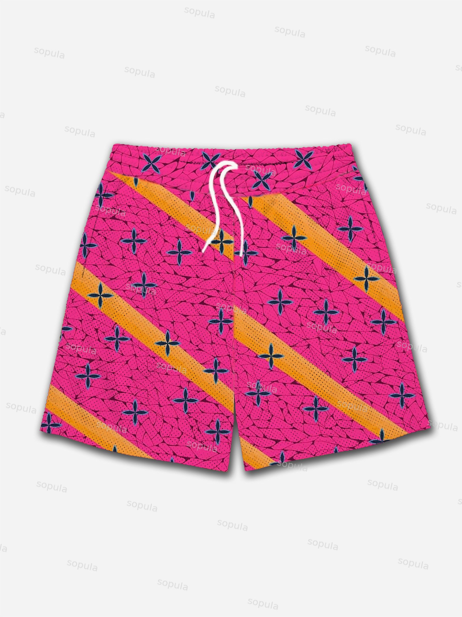 Upper Moon Six Anime Mesh Shorts - SOPULA