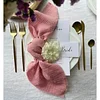 43x43cm Soft Plain Colors Pink Purple Event Catering Napkins