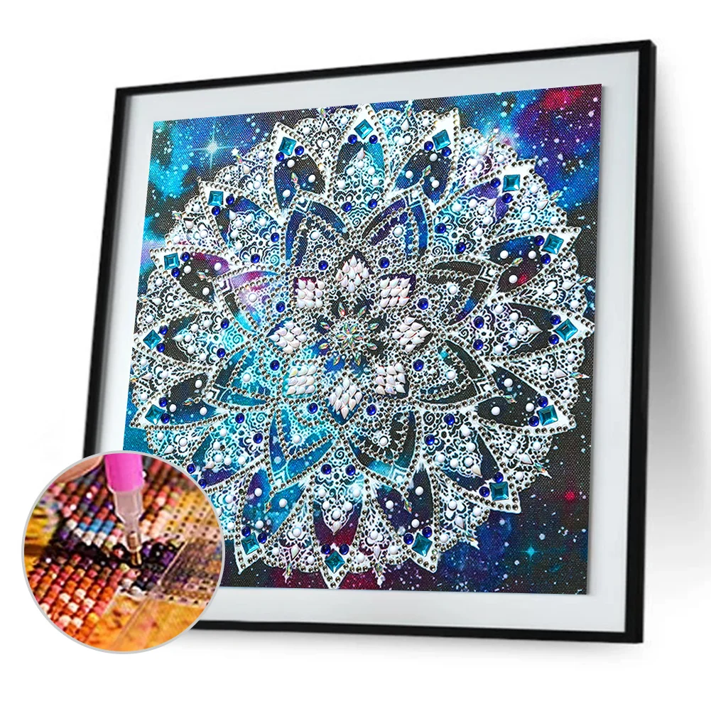 Diamond Painting - Special Shaped Drill - Mandala(Canvas|30*30cm)