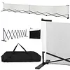 [US Local Warehouse] 22ft Telescopic Peak Ball Posts with Wheels Movable Net Posts Frame Pickleball Training Netting for Indoor & Outdoor Courts