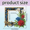 Acrylic Special Shape Rose Diamond Painting Picture Frame Kit
