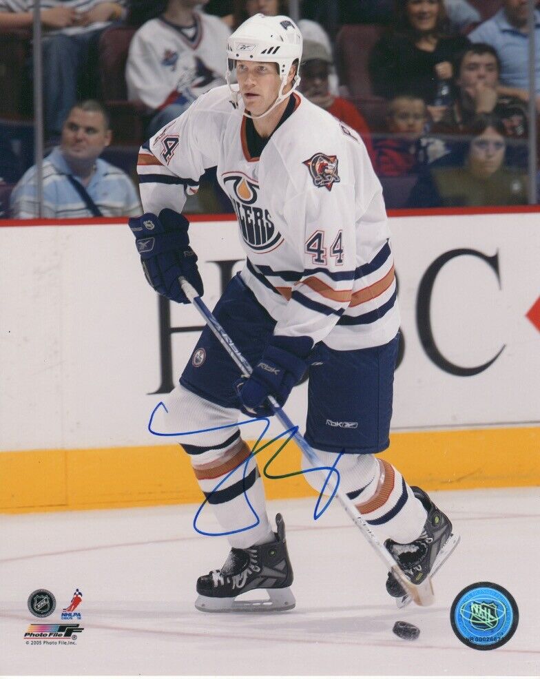 Edmonton Oilers Chris Pronger Signed Autographed 8x10 NHL Photo Poster painting COA