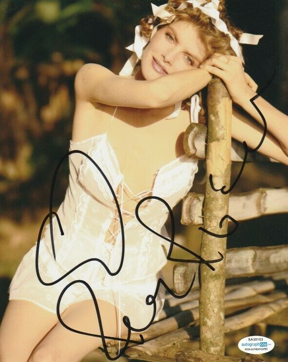 *BEAUTIFUL* RENE RUSSO SIGNED 8x10 Photo Poster painting #1 LETHAL WEAPON ACOA COA EXACT PROOF!