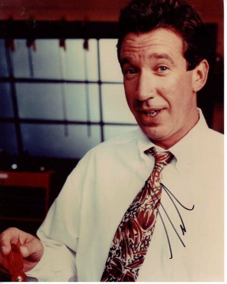 Tim allen signed autographed home improvement tim taylor Photo Poster painting