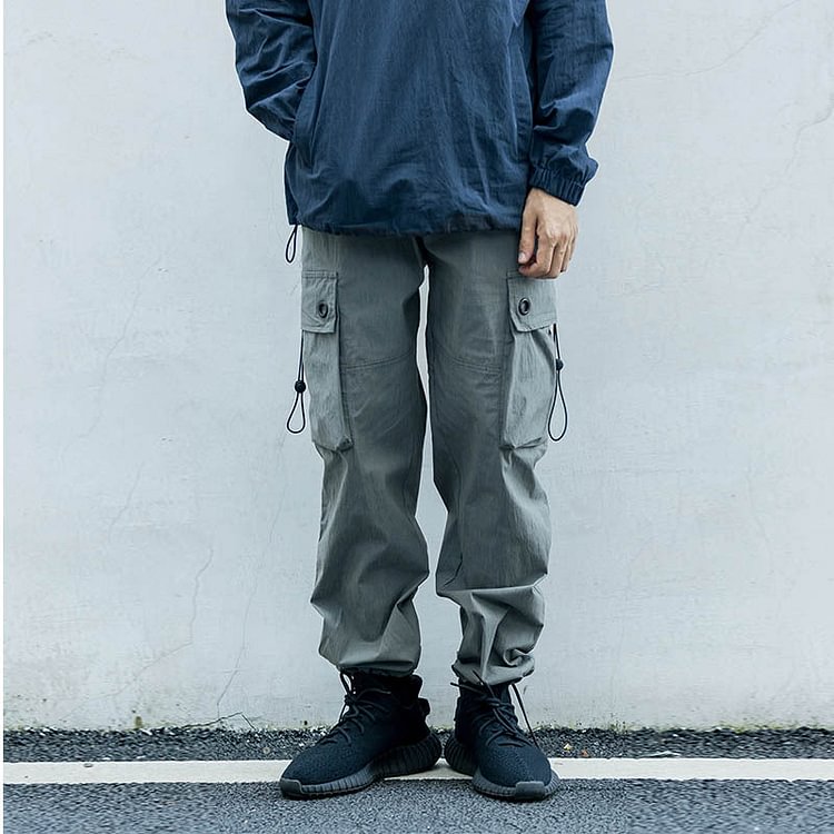 Men's Large Size Retro Sports Trousers Spring and Summer Thin Trousers Men's Pants