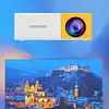 HD 1080P Mini LED Projector 1080P Home Media Player 400 Lumen 320x240 w/ Remote