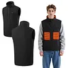 Men Ladies USB Electric Thermal Vest with 9 Heating Zones for Outdoor Activities