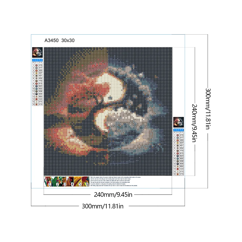 Diamond Painting - Full Round Drill - Yin Yang Tree(Canvas|30*30cm)