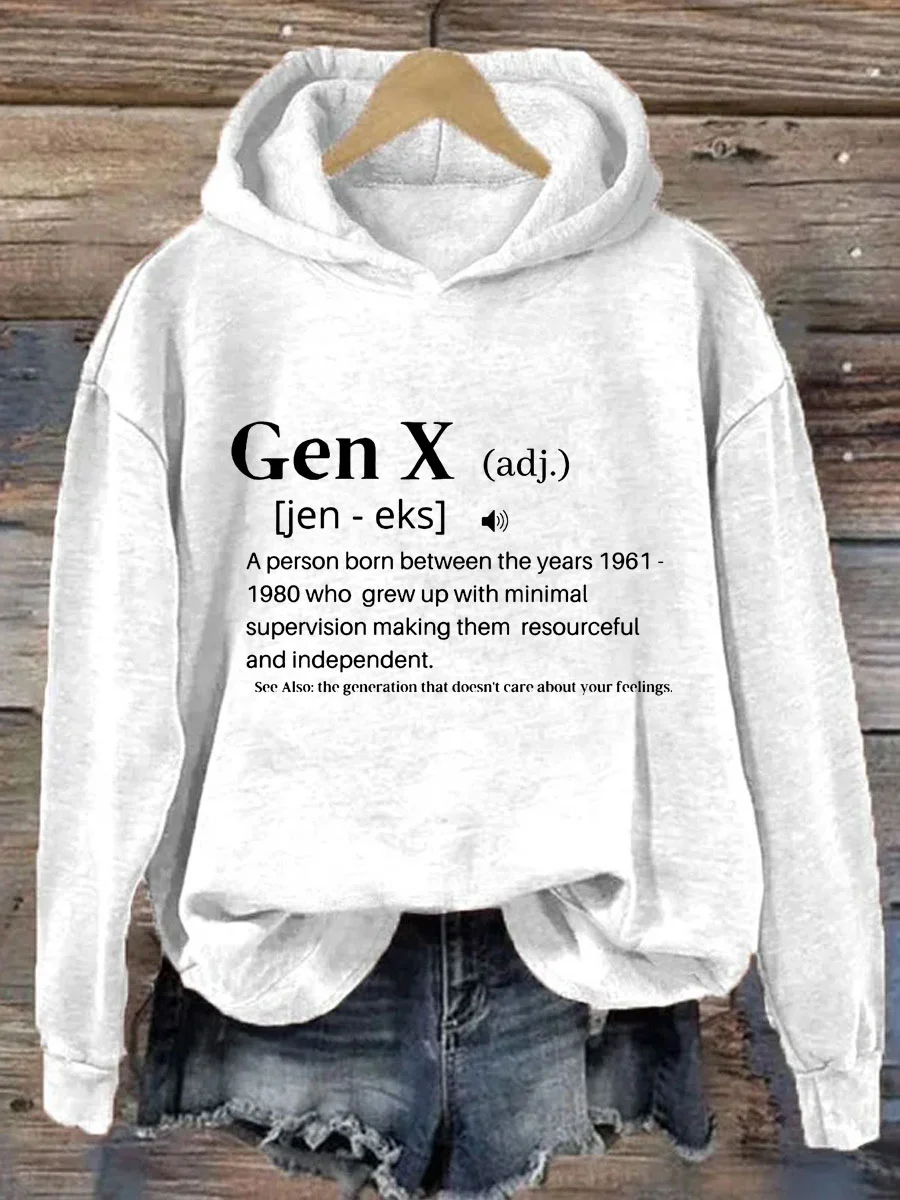 Gen X Hoodie
