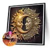 Sun Moon-Full Round Diamond Painting 30*30CM