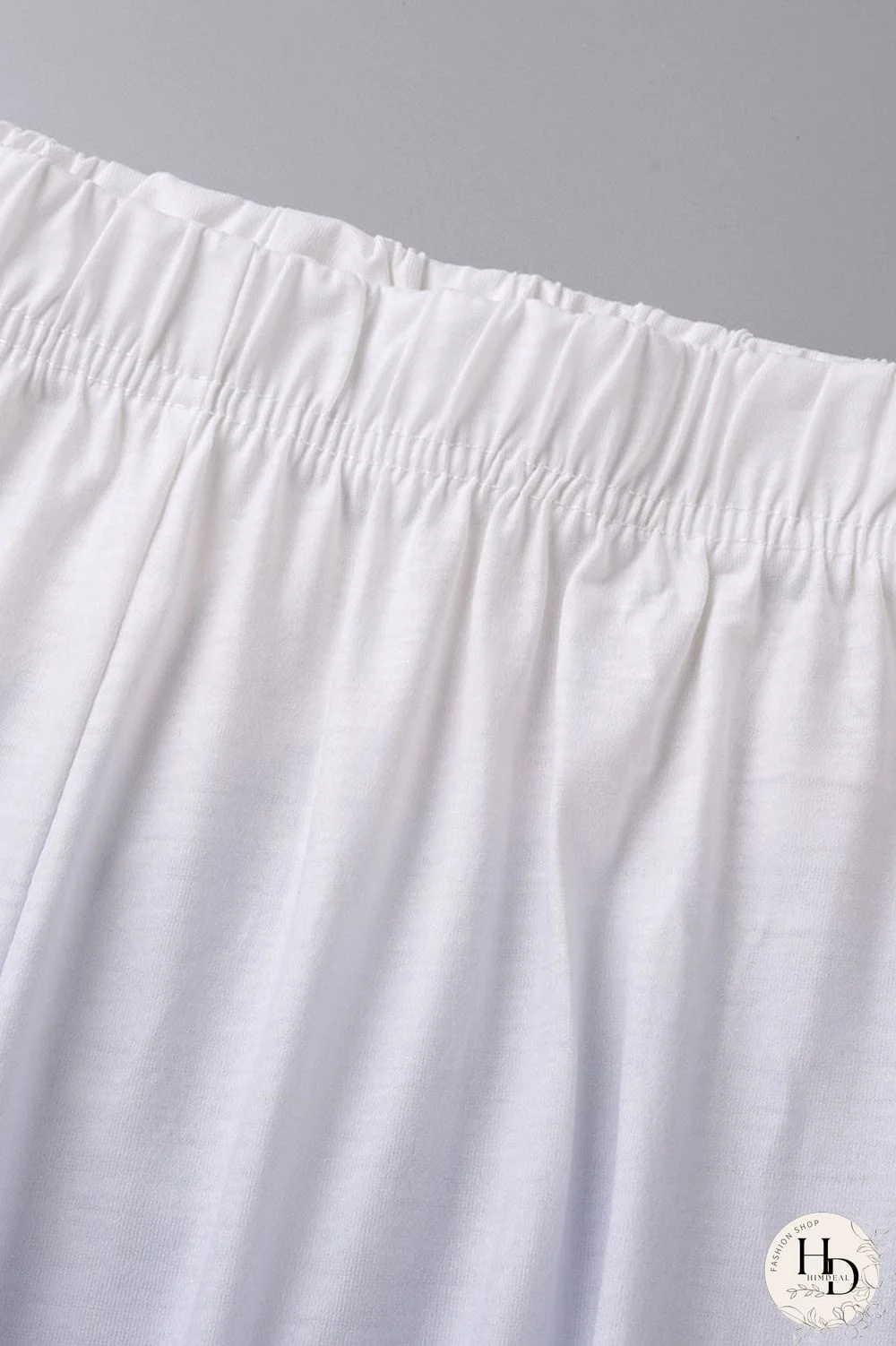 Blue Casual Gradual Change Print Patchwork Slit V Neck Half Sleeve Two Pieces