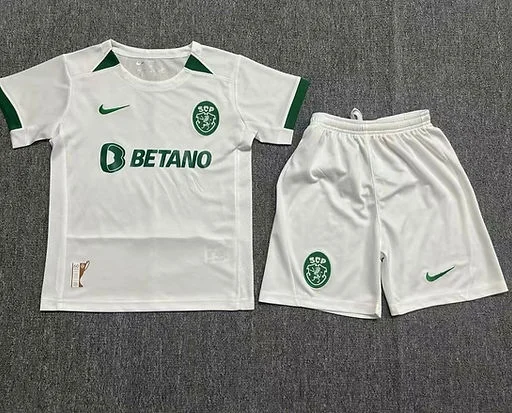 24/25 Sporting Lisbon Away Football Shirt 1:1 Thai Quality Kids Size
