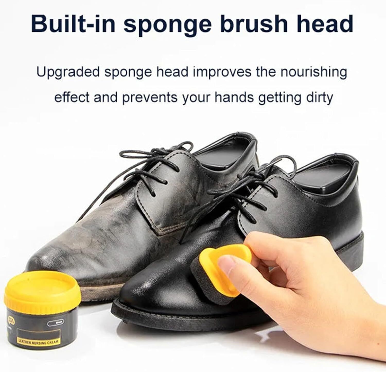 Leather Repair Cream Liquid Shoe Polish, Leather Repair Beauty Cream with Brush - Picture 5 of 10