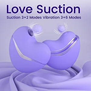 Honey Heart 2-in-1 Sucking & Tapping Clitoral Moisture Blower